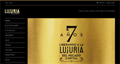 Desktop Screenshot of lujuria.co