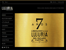 Tablet Screenshot of lujuria.co